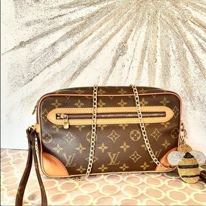 Louis Vuitton Marly Dragonne GM Crossbody & Chain